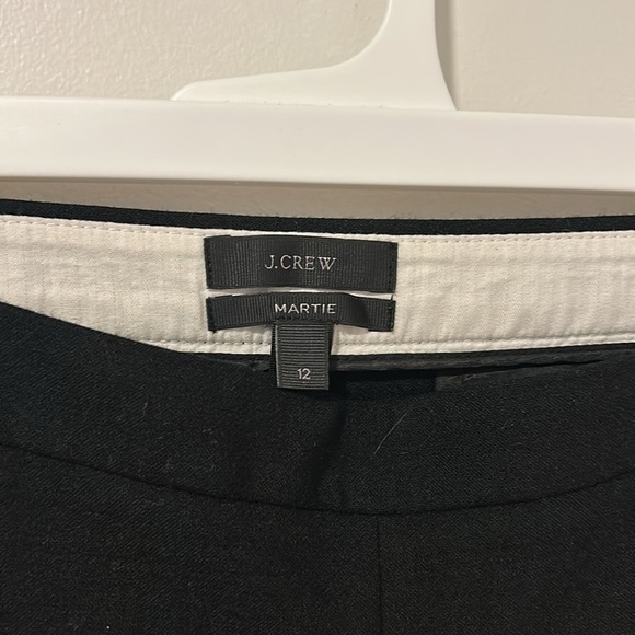 J Crew Martie Black Dress Pants Work Office Career Size 12 - Picture 3 of 5